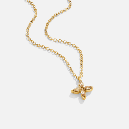 Stellar Amber Spark Necklace – FIORENE