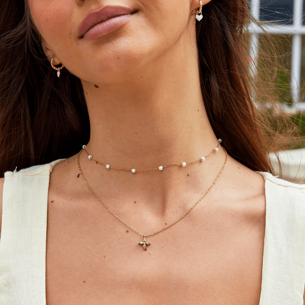 Stellar Amber Spark Necklace – FIORENE