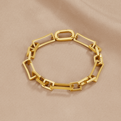 Geometric Link Bracelet – FIORENE