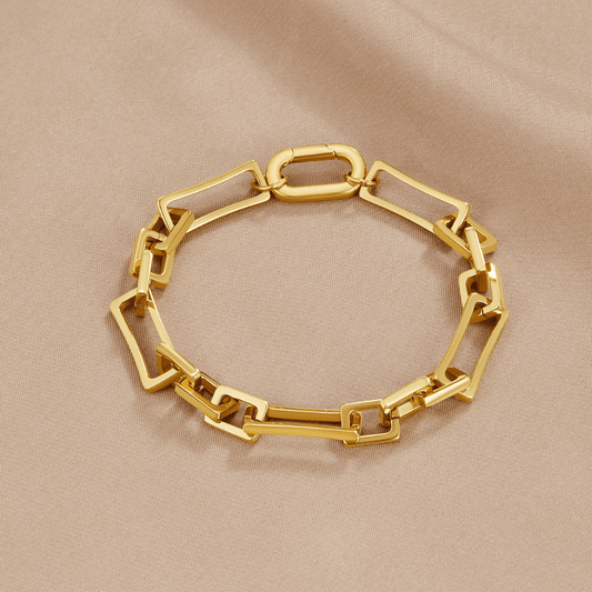 Geometric Link Bracelet – FIORENE