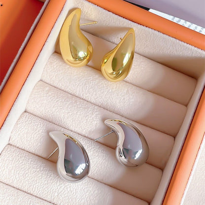 Golden Drop Earrings – FIORENE