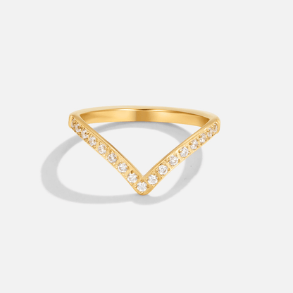 Radiant Chevron Ring – FIORENE
