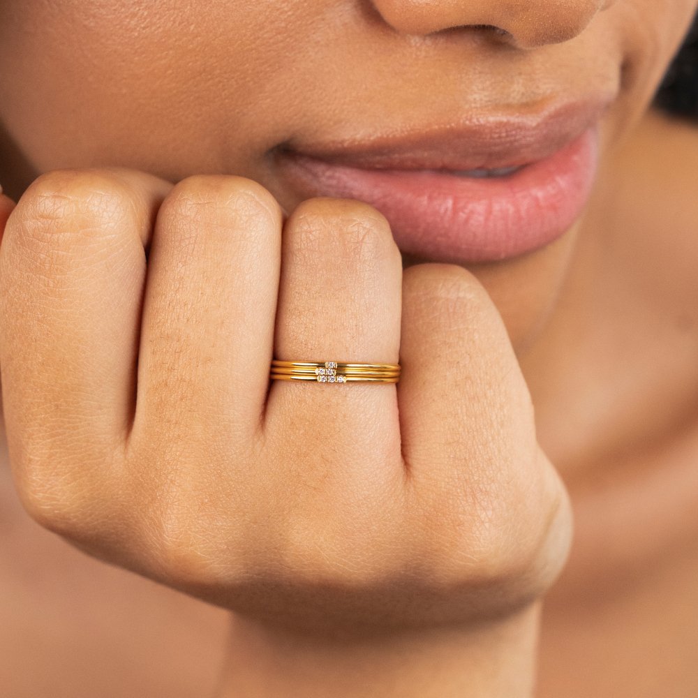 Golden Progress Ring – FIORENE