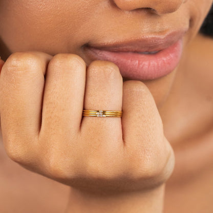 Golden Progress Ring – FIORENE