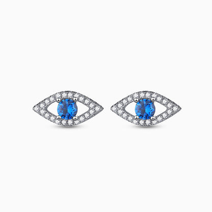 Celestia Evil Eye Stud Earrings - FIORENE