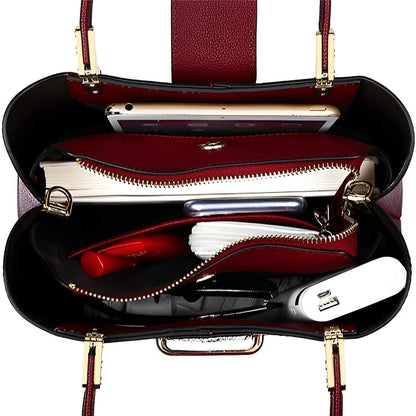 Valmara Python Accent Tote Bag– FIORENE