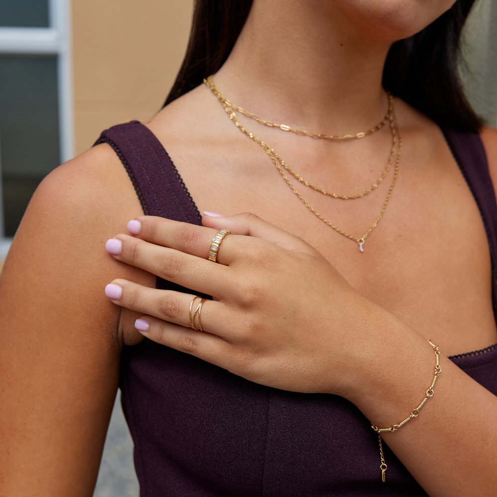 Brilliant Prism Stackable Ring – FIORENE