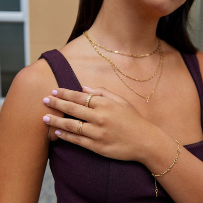 Brilliant Prism Stackable Ring – FIORENE