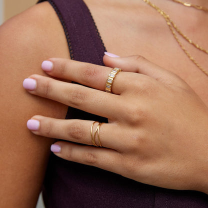 Brilliant Prism Stackable Ring – FIORENE