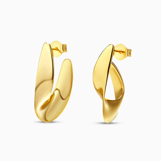 Luce Contour Hoop Earrings – FIORENE