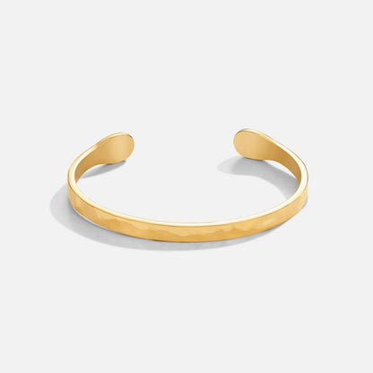 Textured Radiant Cuff Bracelet – FIORENE