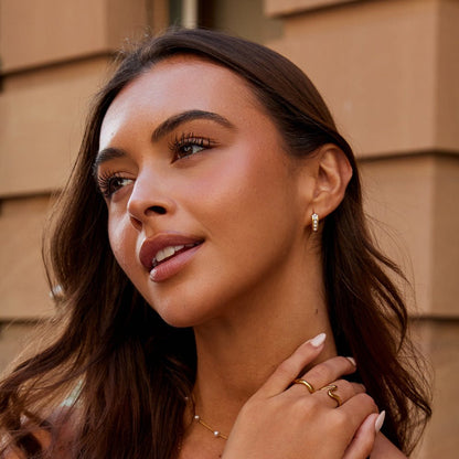 Petite Pearl Orbit Earring – FIORENE