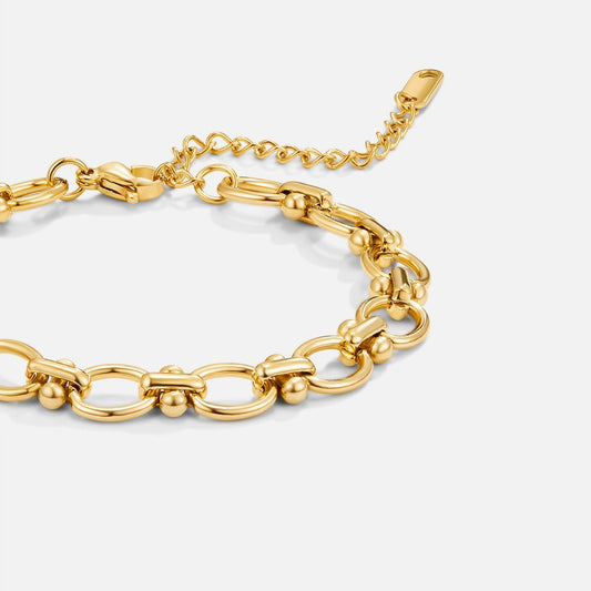 Polished Heavy-Duty Gilded Chain – FIORENE