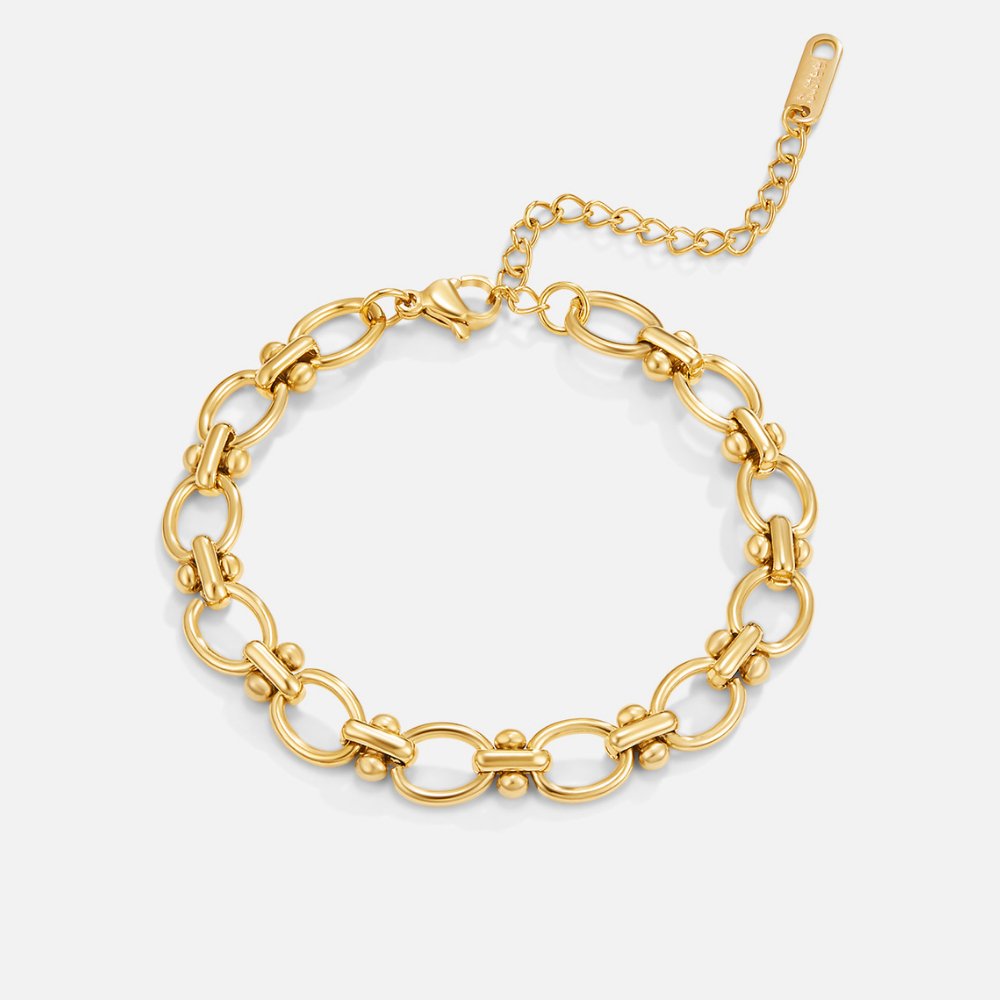 Polished Heavy-Duty Gilded Chain – FIORENE