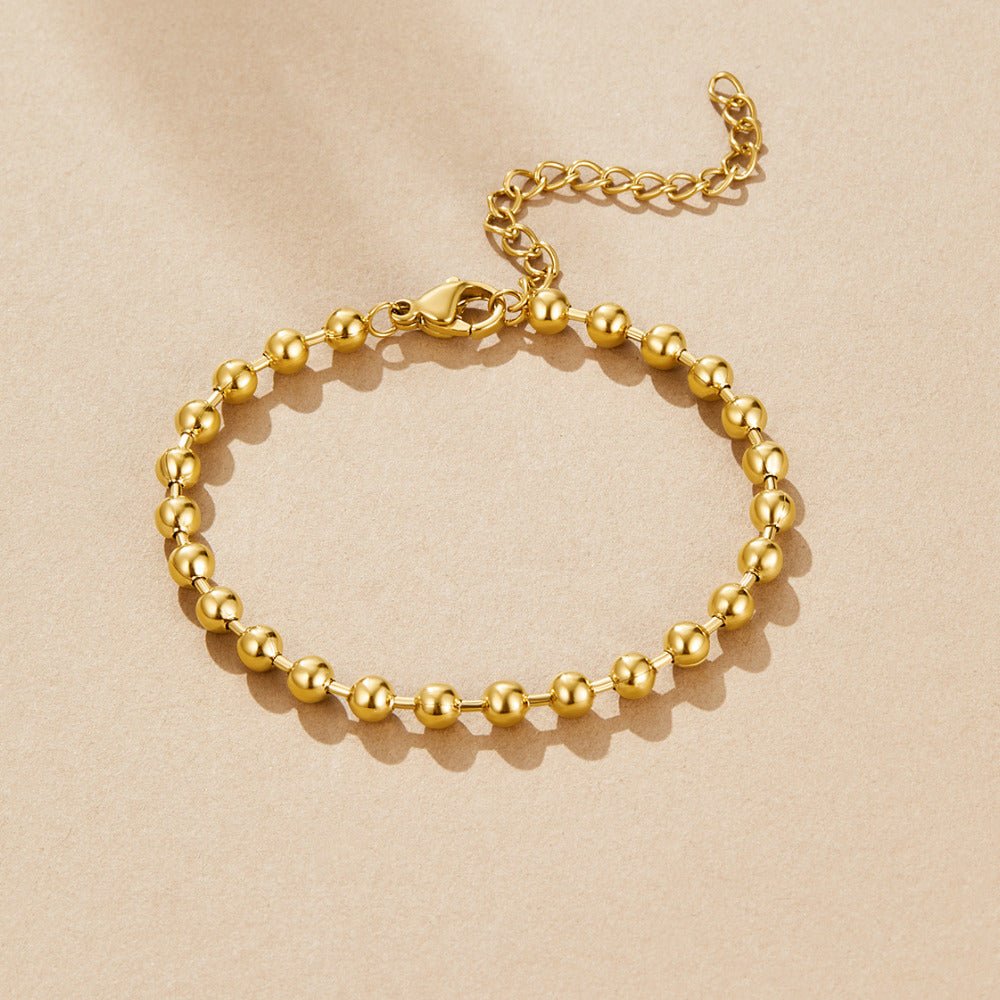 Gilded Orb Strand Bracelet – FIORENE