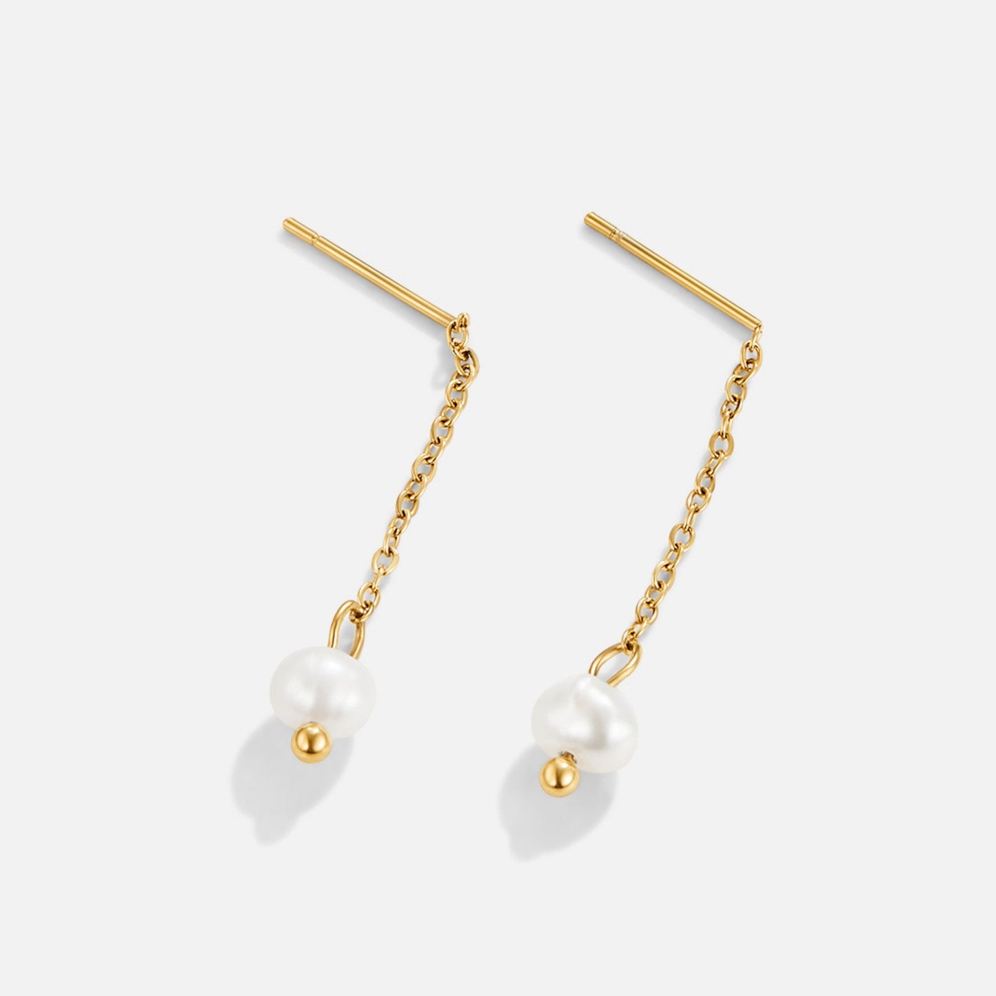 Pendulum Pearl Drop Earring – FIORENE
