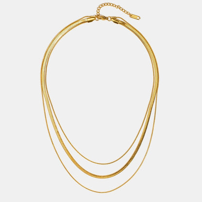 Minimalist Shimmering Tiered Necklace – FIORENE