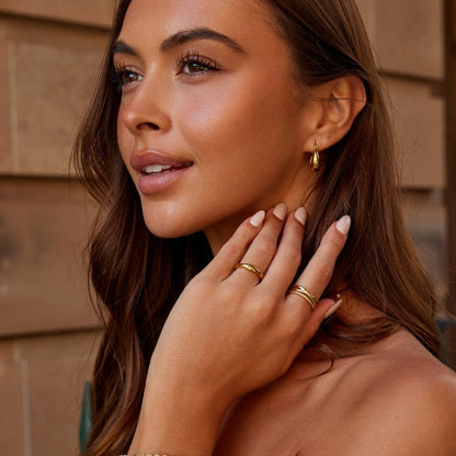 Gilded Chroma Hoop Earring – FIORENE