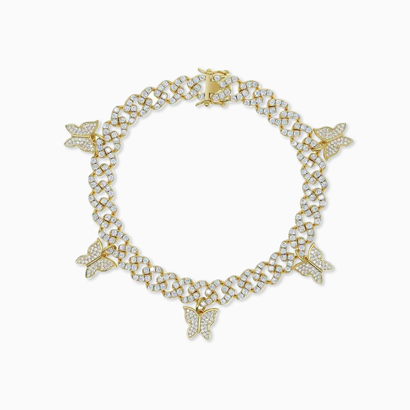 Celeste Butterfly Anklet – FIORENE