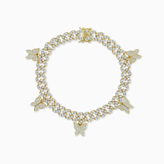 Celeste Butterfly Anklet – FIORENE