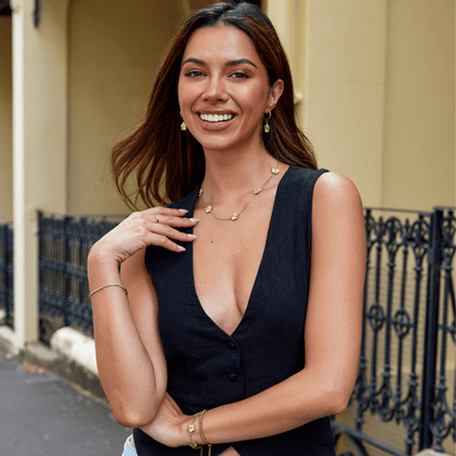 Clover Station Necklace – FIORENE