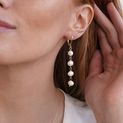 Baroque Cascade Earrings – FIORENE