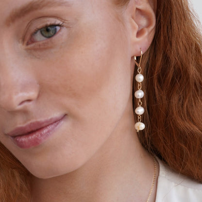 Baroque Cascade Earrings – FIORENE