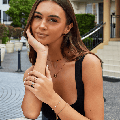 Roman Onyx Nail Bracelet – FIORENE