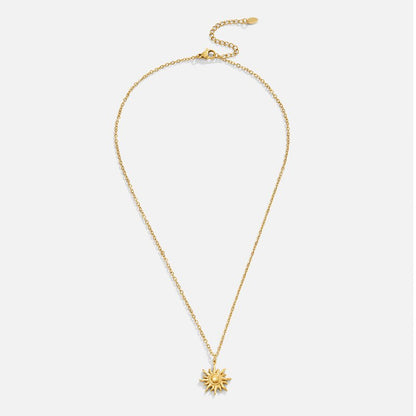 Gilded Sun Necklace – FIORENE