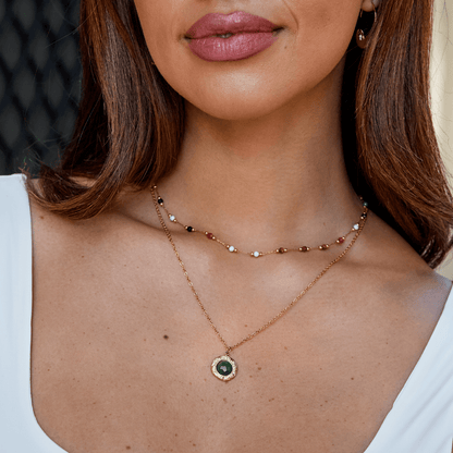 Emerald Medallion Necklace – FIORENE