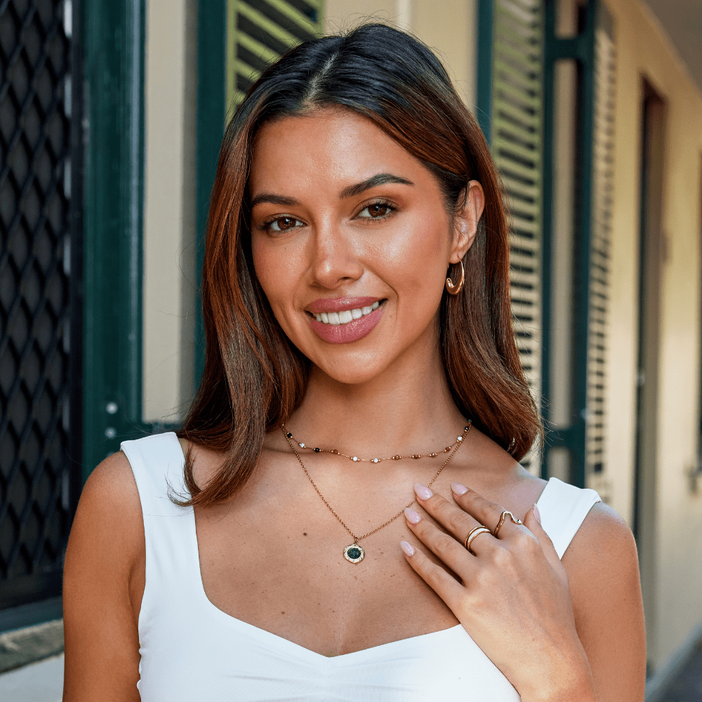 Emerald Medallion Necklace – FIORENE