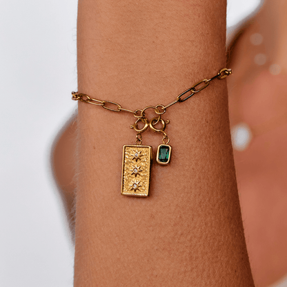 Emerald Prism Charm – FIORENE