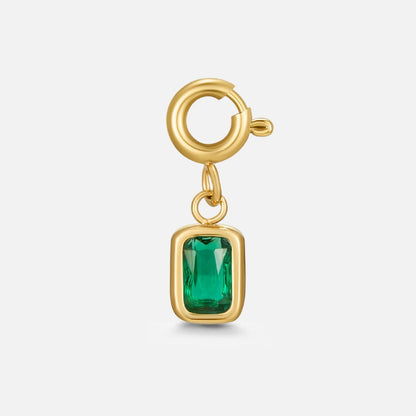 Emerald Prism Charm – FIORENE