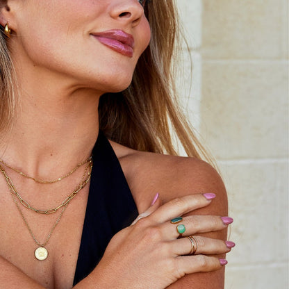 Emerald Duo Ring – FIORENE