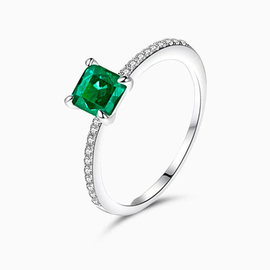 Esmeria Radiant Cut Ring - FIORENE