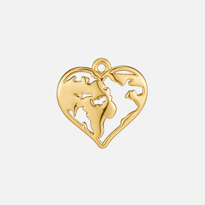 Earth Heart Charm – FIORENE