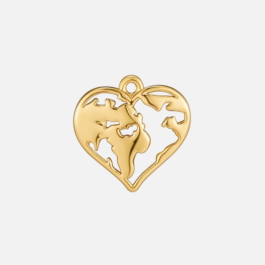 Earth Heart Charm – FIORENE