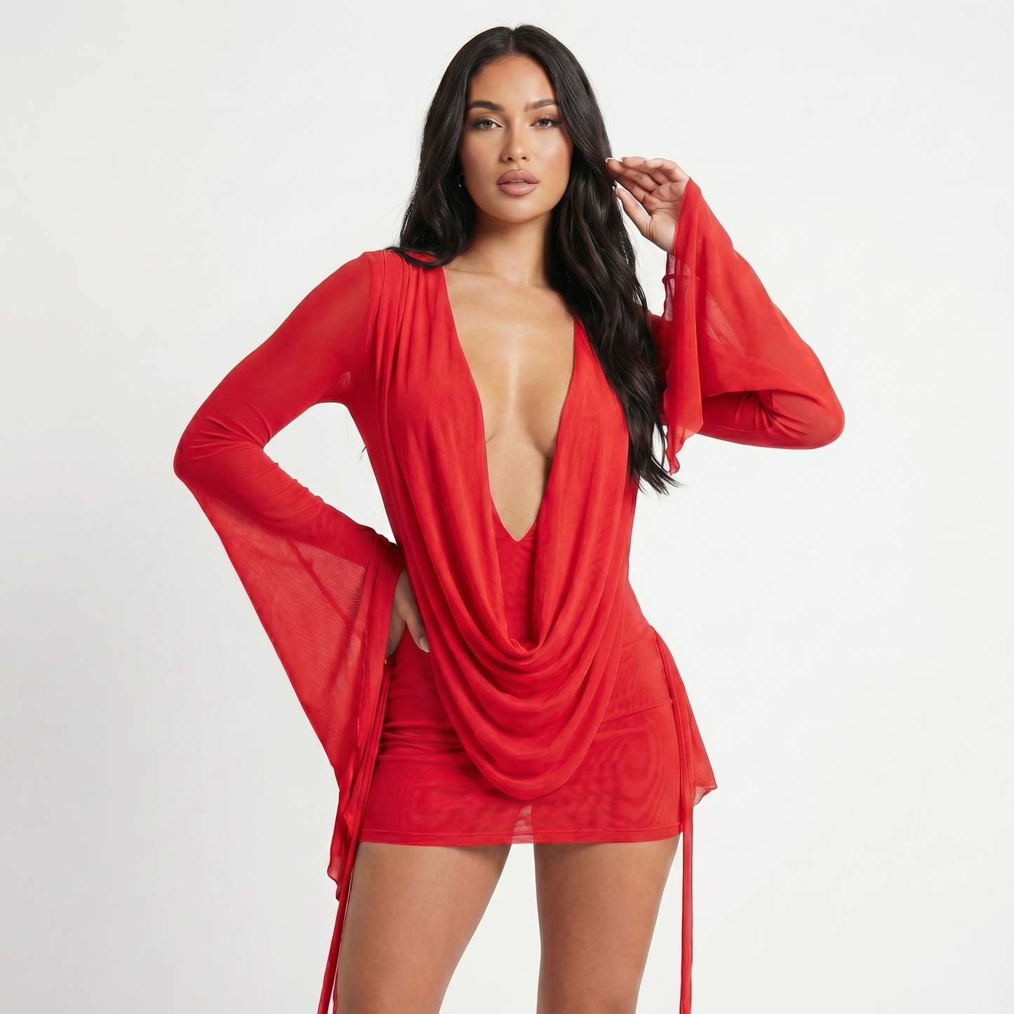 Bodycon Flare Sleeve – FIORENE