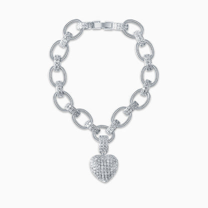 Celeste Bold Heart Chain Necklace – FIORENE