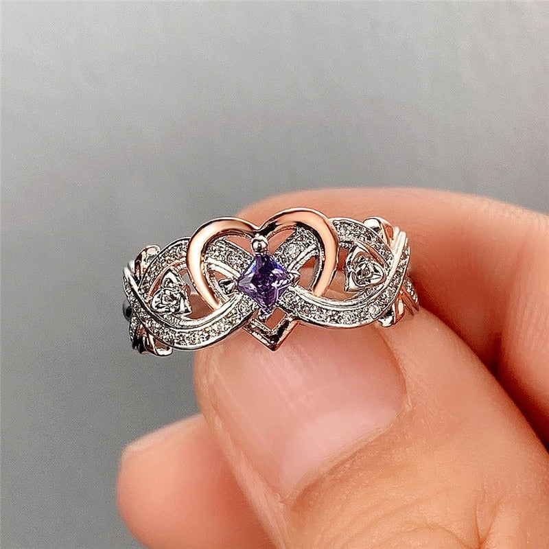 Eternal Heart Rose Ring – FIORENE