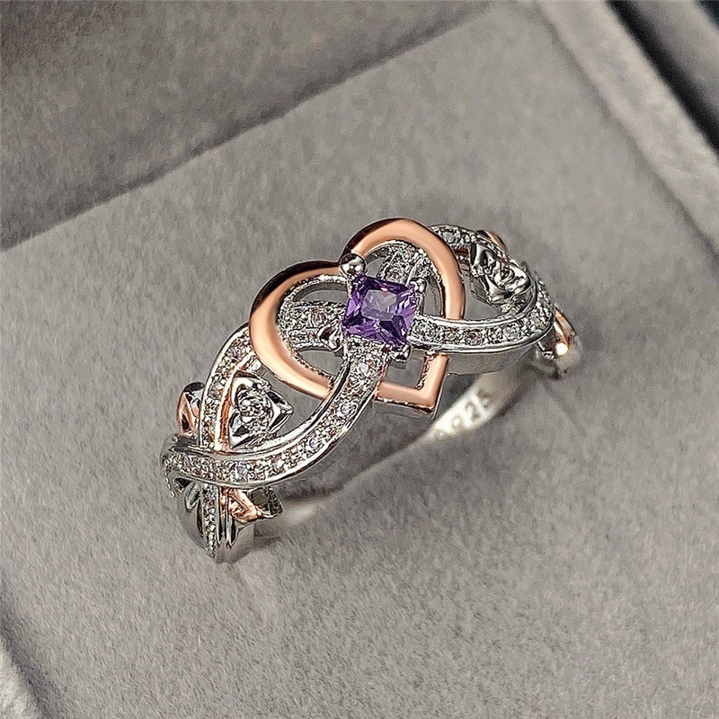 Eternal Heart Rose Ring – FIORENE