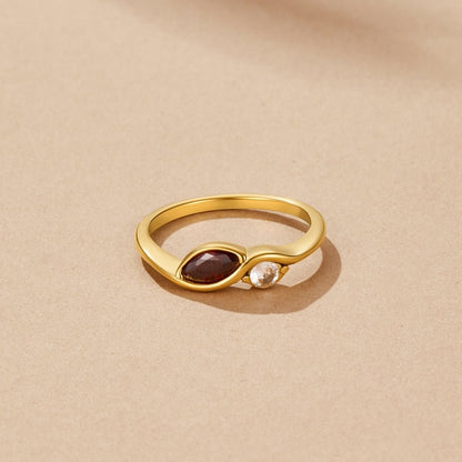 Ruby Marquise Harmony Ring – FIORENE