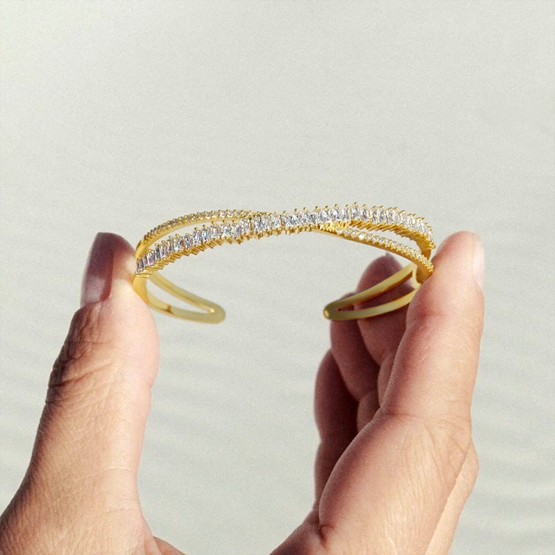 Celeste Baguette Cuff & Ring Set – FIORENE