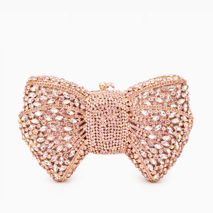 Diamond Bloom Bow Clutch – FIORENE