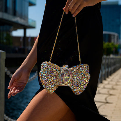 Fiorette Crystal Bow Clutch – FIORENE