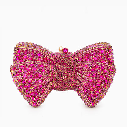 Diamond Bloom Bow Clutch – FIORENE