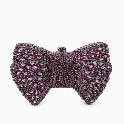 Diamond Bloom Bow Clutch – FIORENE