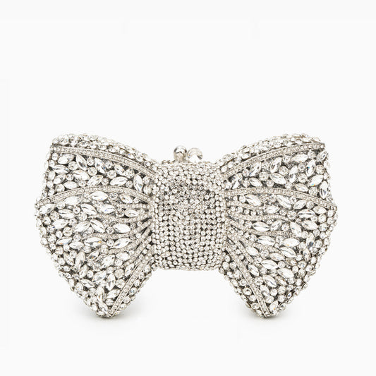 Diamond Bloom Bow Clutch – FIORENE