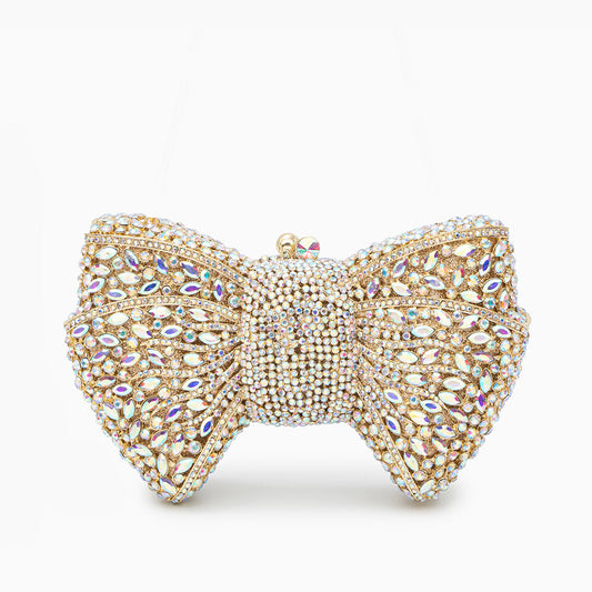 Fiorette Crystal Bow Clutch – FIORENE