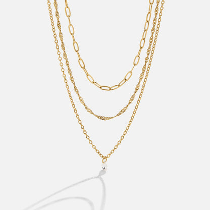 Radiant Multi-Chain Crystal Necklace – FIORENE